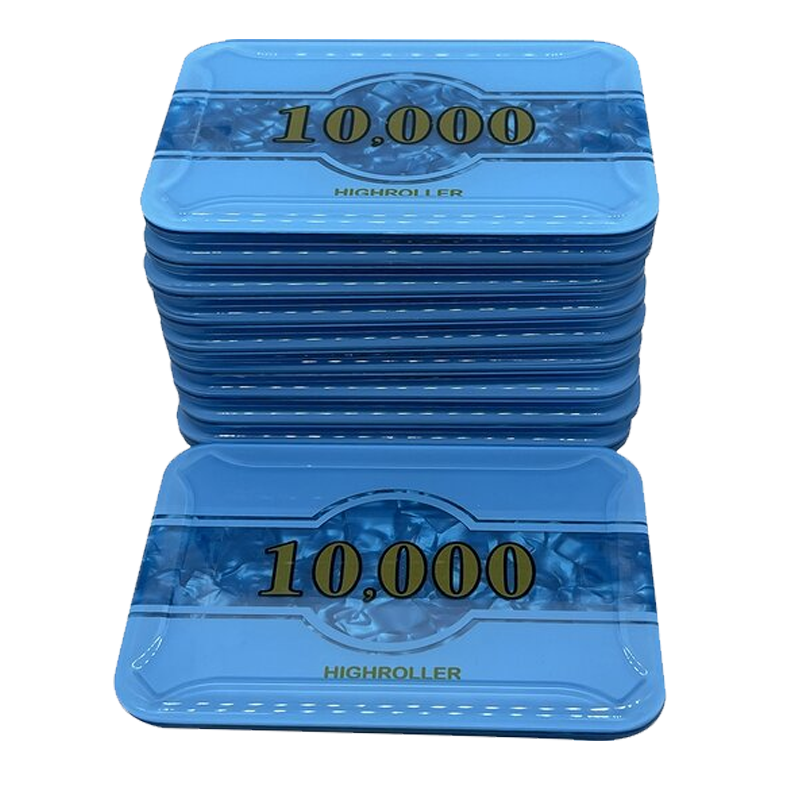 plaques highroller 10k stack light and dark blue