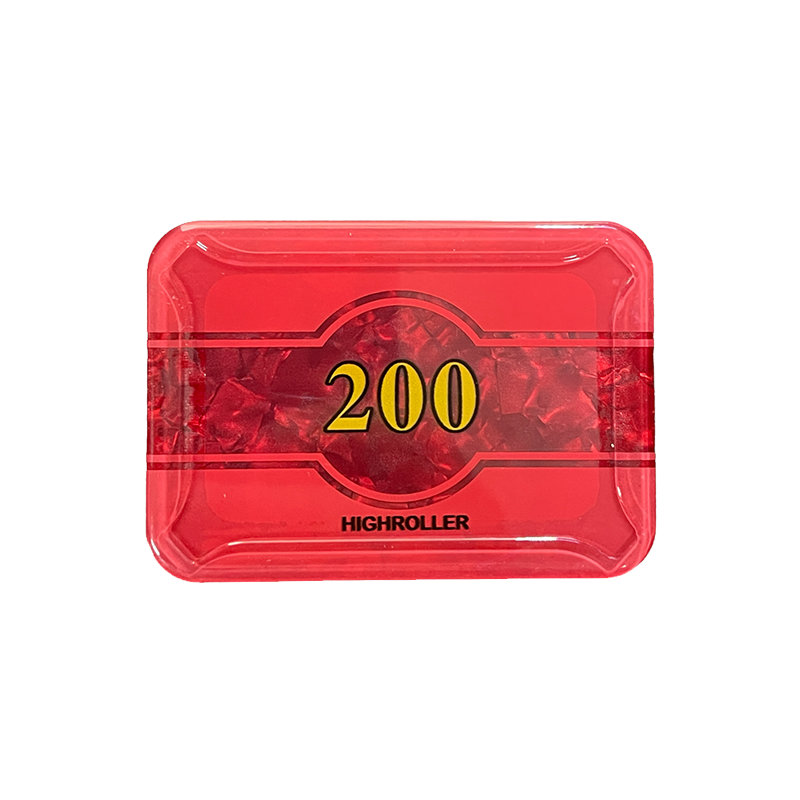 plaque highroller 200 red