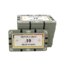monte carlo poker plaque stack 10 high stake
