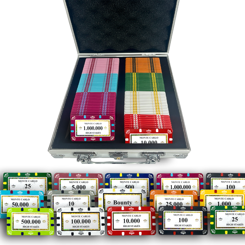 monte carlo poker plaque set 100, overview of our colorful poker plaque collection