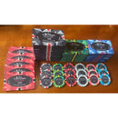 colorful poker plaques/ chips skyline