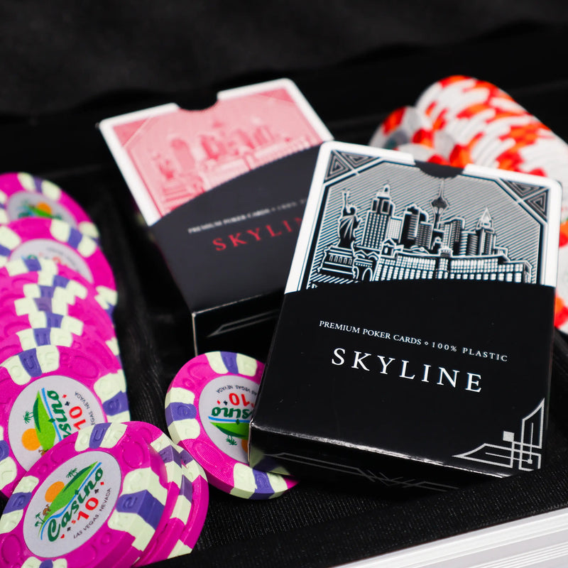 Poker Playing Cards Skyline - view 2