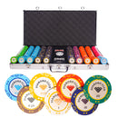 diamond club 750 poker set cash game, poker chips, poker cards, dealer button and poker case