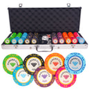 diamond club 500 poker set tournament , poker chips, poker cards, dealer button and poker case