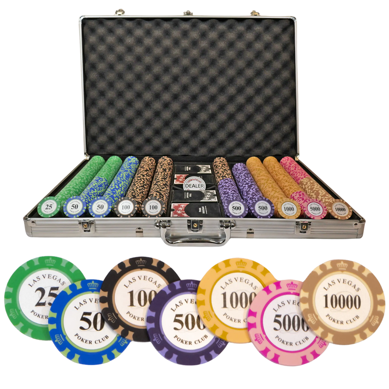 Poker Set Las Vegas Poker Club Tournament 1000