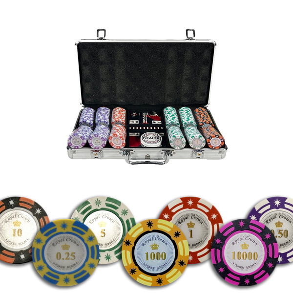 Poker Set Royal Crown 300