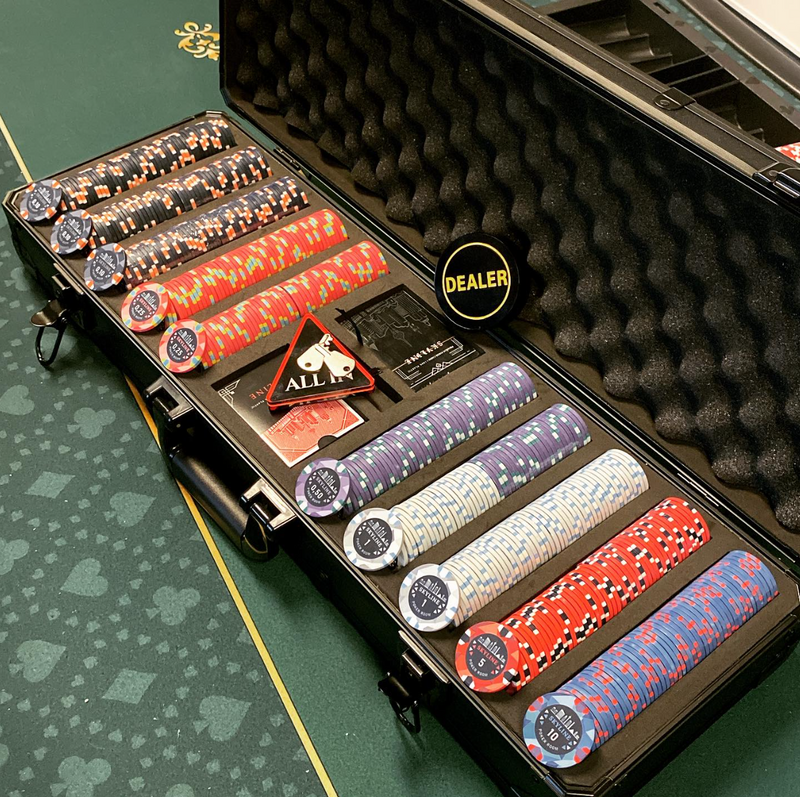 Poker Chips Set Skyline Tournament 500