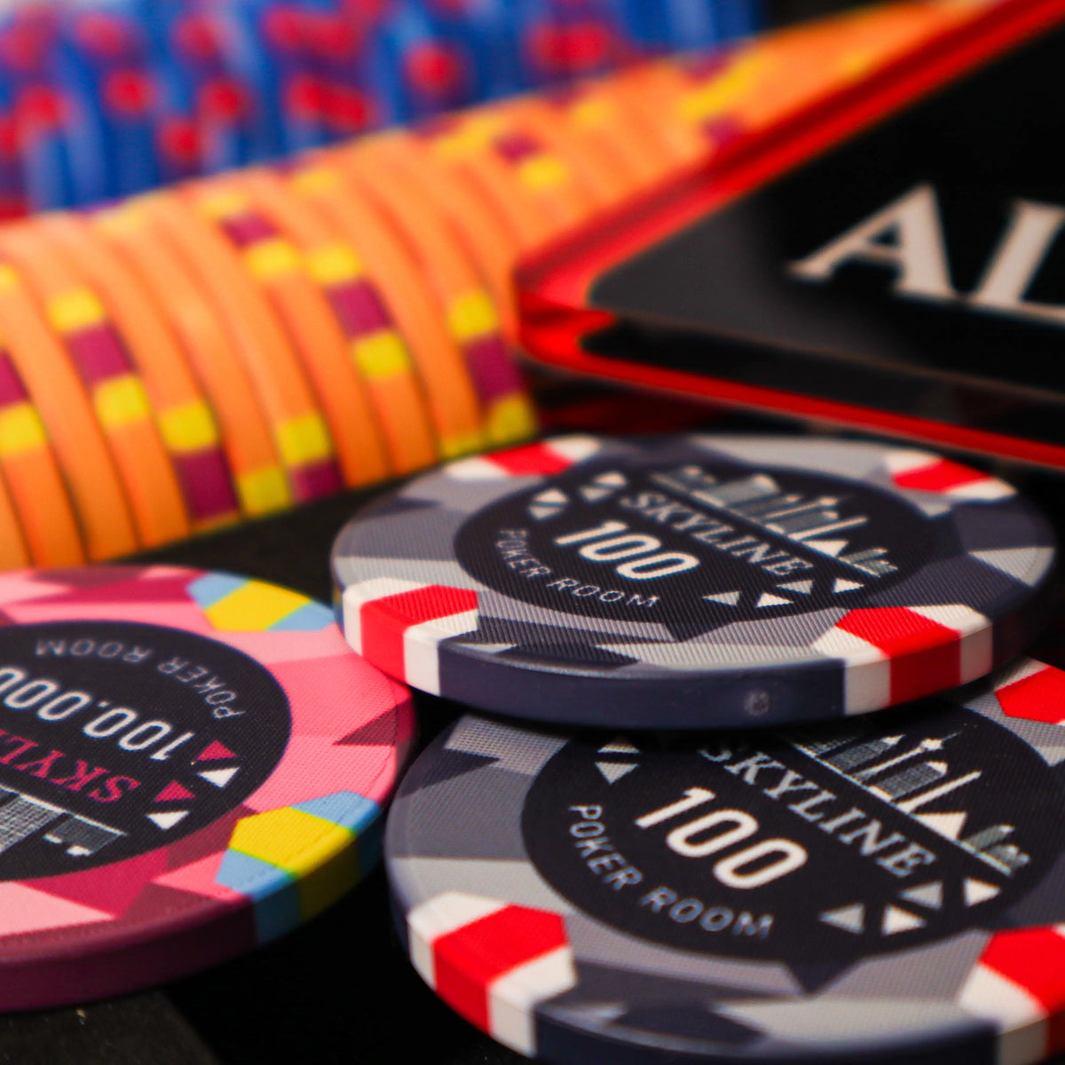 Poker Chips Skyline Cash Game 1000 | Poker Merchant