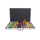 the nuts 1000 poker set, colorful poker chips, Poker cards, Dealer button and Poker case