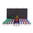 shark pit 750 poker set, colorful poker chips, Poker cards, Dealer button and Poker case