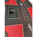 poker table las vegas close-up black red