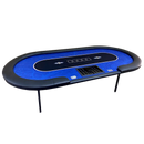 poker table royal side top black blue