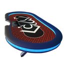 Pokerbord Glödande Rött 270 LED inuti/utanför