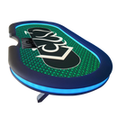 Pokerbord Glödande Grön 270 LED inuti/utanför