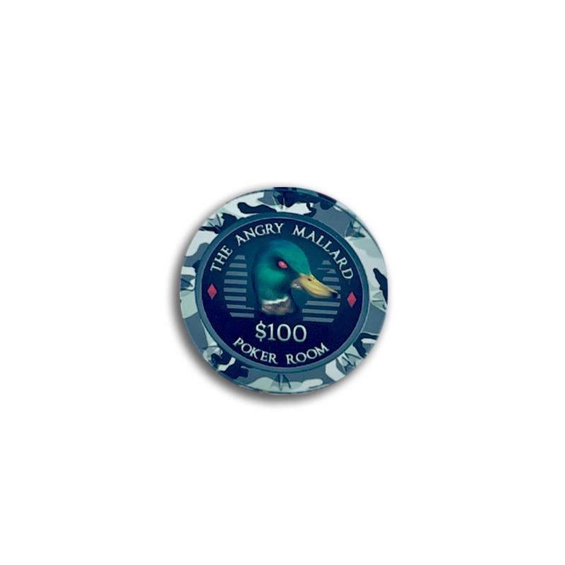 Angry Mallard Cash Game Poker Chip 100