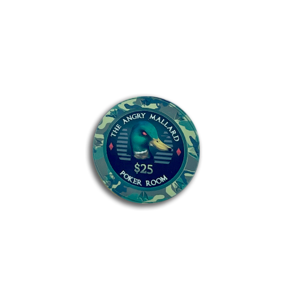 Angry Mallard Cash Game Poker Chip 25