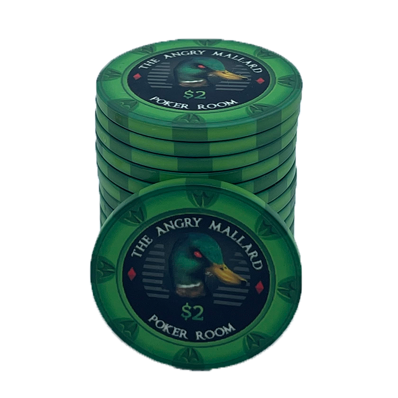 Angry Mallard Cash Game Poker Chip 2