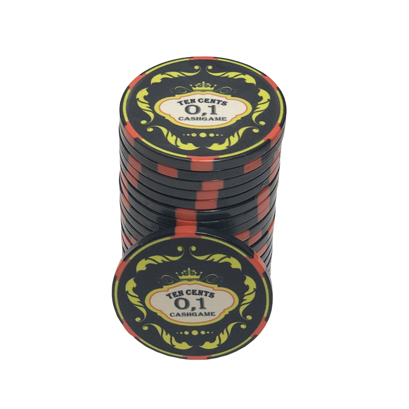 Ceramic Crown Poker Chip 0.1