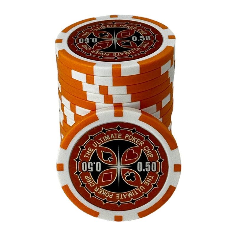 Ceramic Crown Poker Chip 0.5