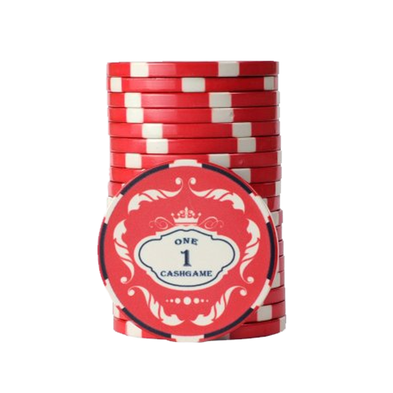 Ceramic Crown Poker Chip 1