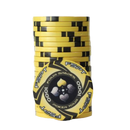 pokerchip stack fiches claysmith FSPT tournament 1.000 yellow 