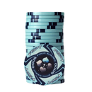 pokerchip stack fiches claysmith FSPT tournament 5.000 light blue