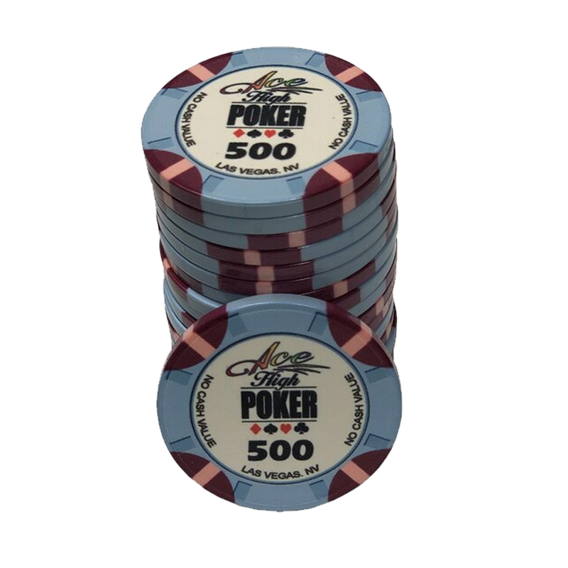 WSOP Ace High Poker Chip 500