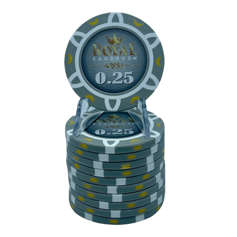 Royal Cardroom Poker Chip 0.25