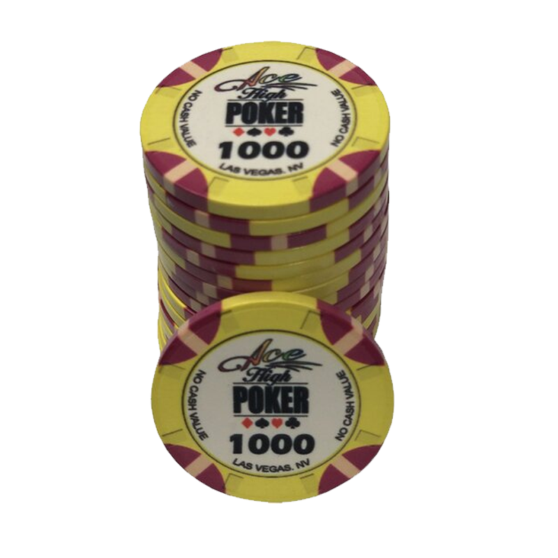 WSOP Ace High Poker Chip 1000