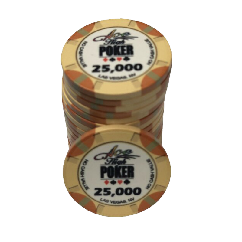 WSOP Ace High Poker Chip 25.000