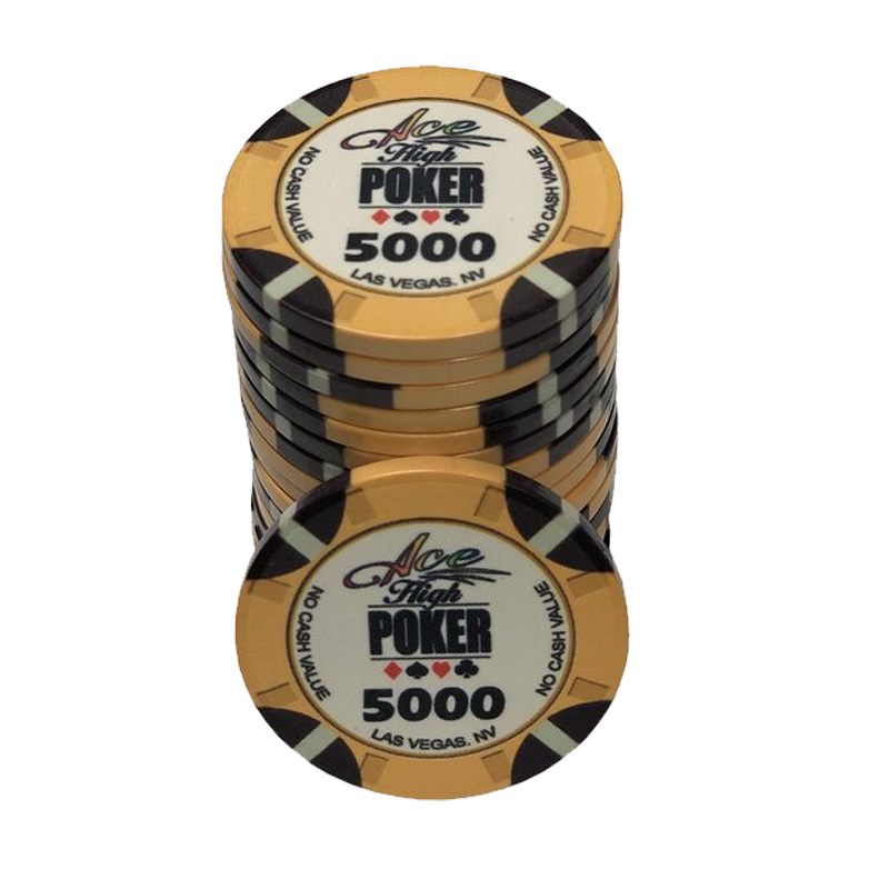 WSOP Ace High Poker Chip 5000