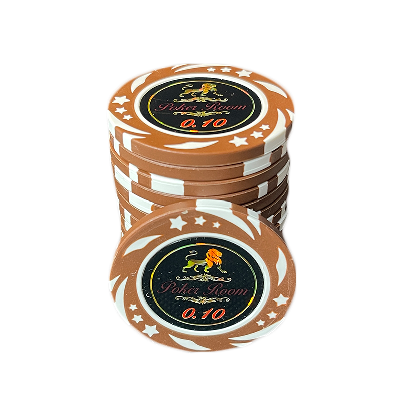 Lion Poker Room Poker Chip 0.10