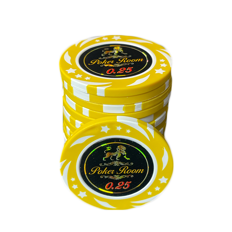 Lion Poker Room Poker Chip 0.25