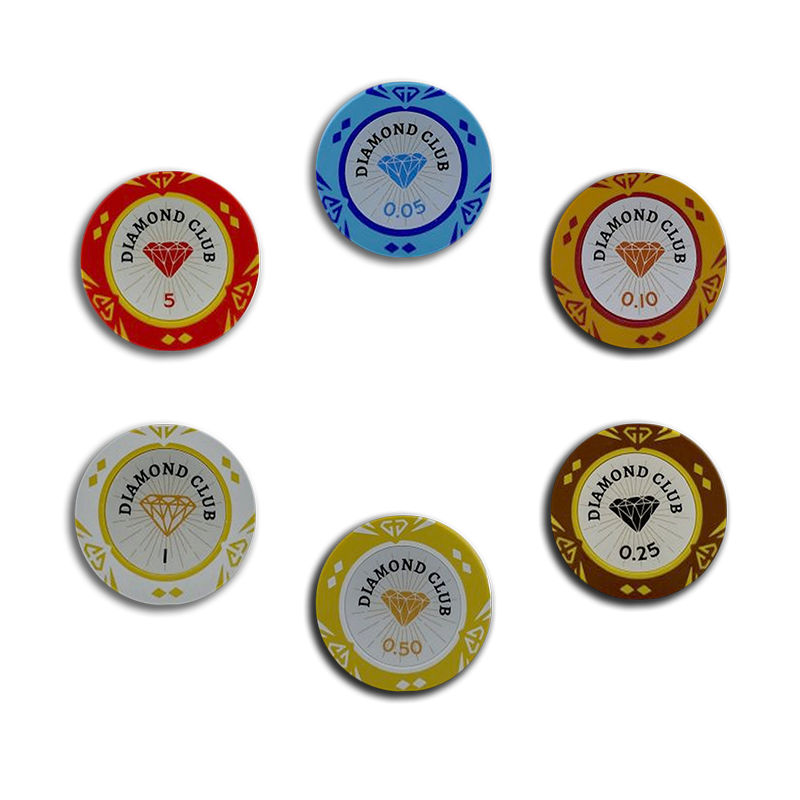 Poker Chips Set Diamond Club 500