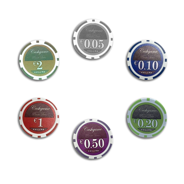 Poker Chips Set Lazar Cash Game 1000