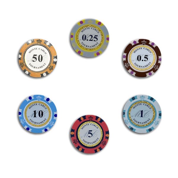 Poker Chips Set Monte Carlo 1000