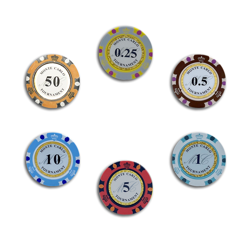 Poker Chips Set Monte Carlo 1000