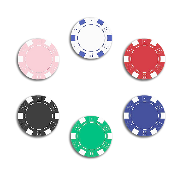 Poker Chips Set The Dice 1000