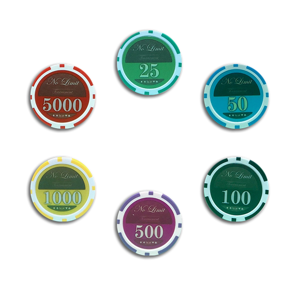 Poker Chips Set Lazar No Limit 1000