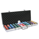 poker set vegas nevada 500, overview of our colorful poker chips, poker cards and a dealer button