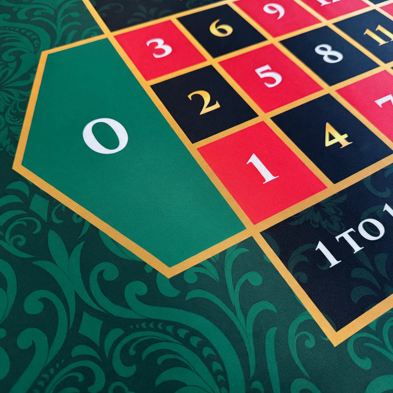 Roulette Mat Green Premium 180x90 - view 2
