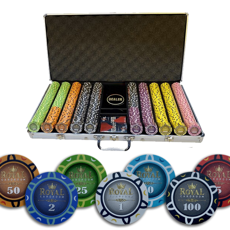 Poker Set Royal Cardroom Cash Game 750