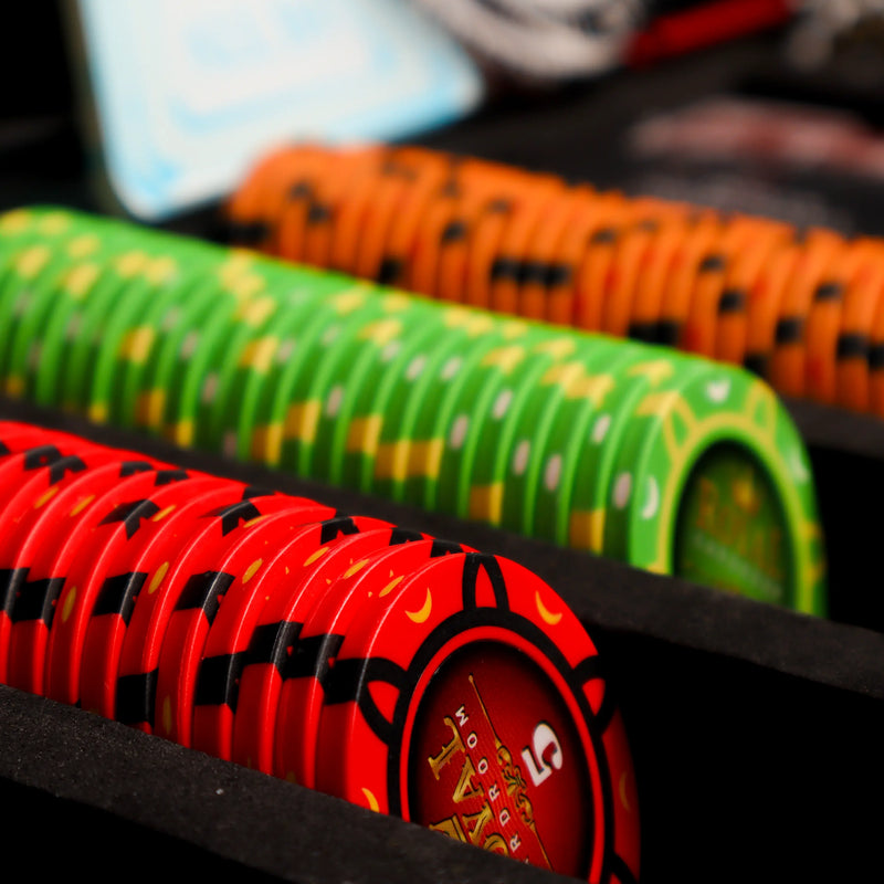 royal cardroom poker chips imagery