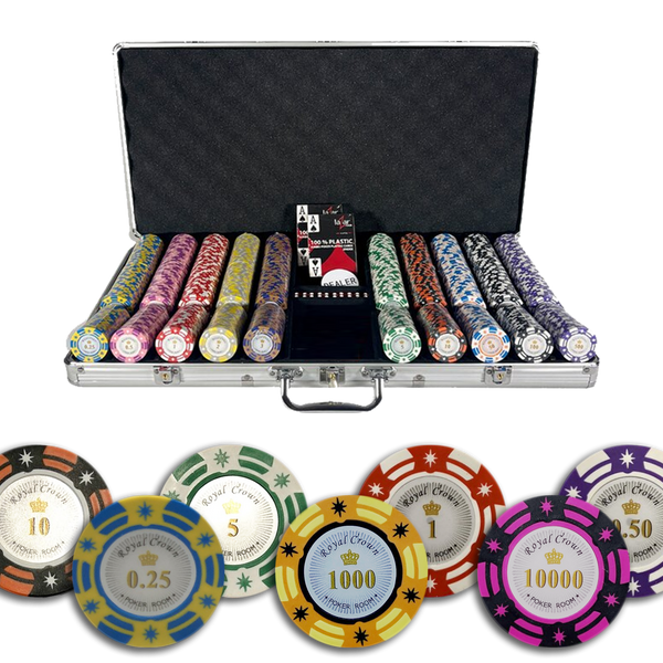 Poker Set Royal Crown 750