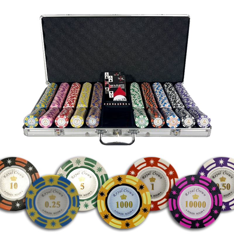 Poker Set Royal Crown 1000