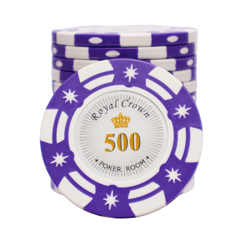 Royal Crown Poker Chip 500