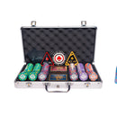 shark pit 300 poker set, colorful poker chips, Poker cards, Dealer button and Poker case