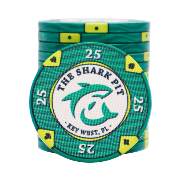 The Shark Pit Poker Chip 25