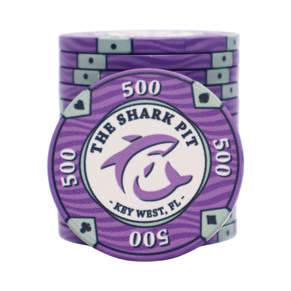 The Shark Pit Poker Chip 500