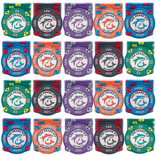 Poker Chips The Shark Pit 750